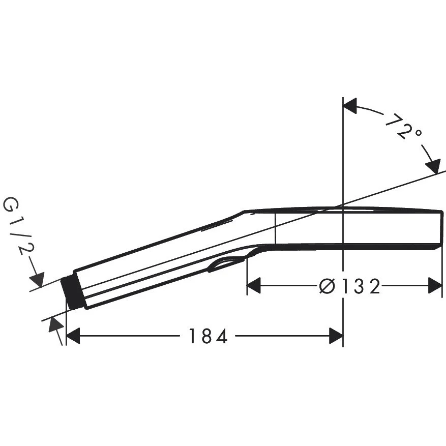 Para dus Hansgrohe Rainfinity 130