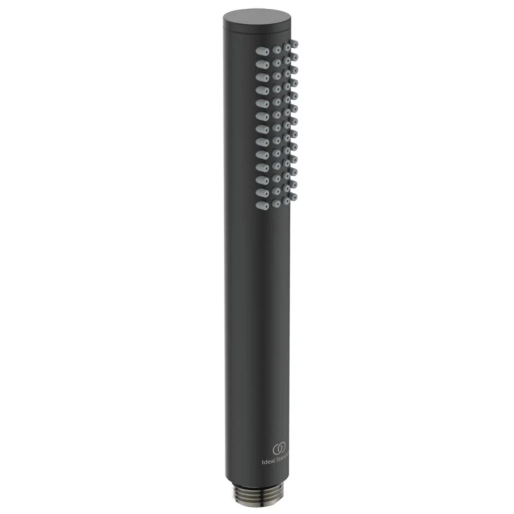Para dus Ideal Standard IdealRain Soft Stick cu 1 tip de jet, negru mat (silk black)