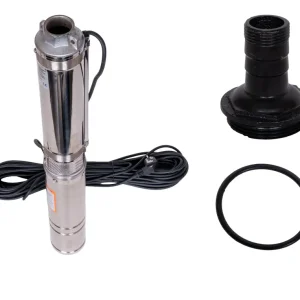 Pompa submersibila apa curata 1100W, WOLFSON® PM-1500-8, 8 turbine, cablu 25m, 6600L/h, inaltime max pompare 58m, diametru...