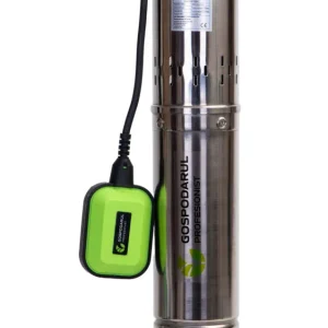 Pompa submersibila apa curata Gospodarul Profesionist 4QGD-1500-F, 1500W, cu snec si flotor