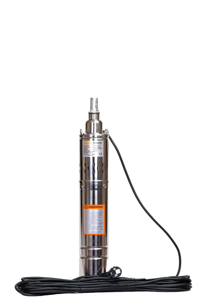 Pompa submersibila apa curata Kamrad PS-1300, 1100W, cablu 15m, 3200L/h, 1 tol, diametru 100mm