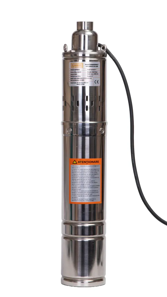 Pompa submersibila apa curata Kamrad PS-1300, 1100W, cablu 15m, 3200L/h, 1 tol, diametru 100mm
