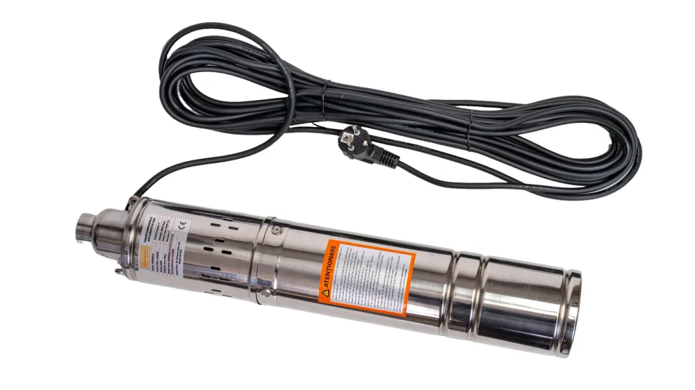 Pompa submersibila apa curata Kamrad PS-1300, 1100W, cablu 15m, 3200L/h, 1 tol, diametru 100mm