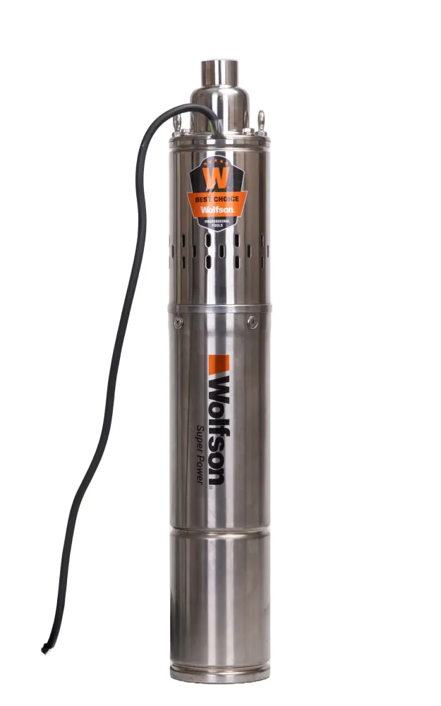 Pompa submersibila apa curata WOLFSON® PS-1300, 750W, cablu 15m, 1900L/h, 1 tol, inaltime max pompare 100m, diametru 100mm