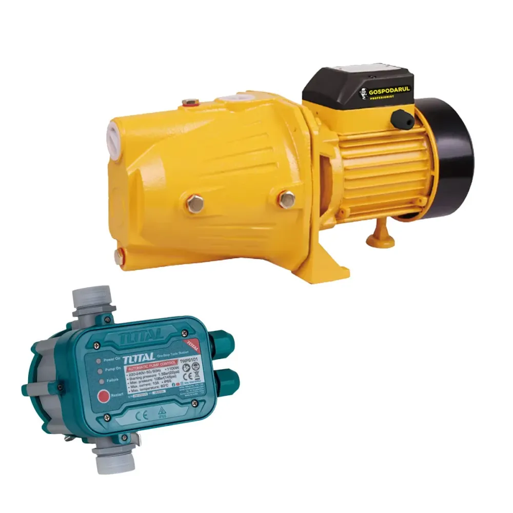 Pompa de suprafata apa curata Gospodarul Profesionist Jet-100L - 800W, 3200 l/h + presostat TOTAL