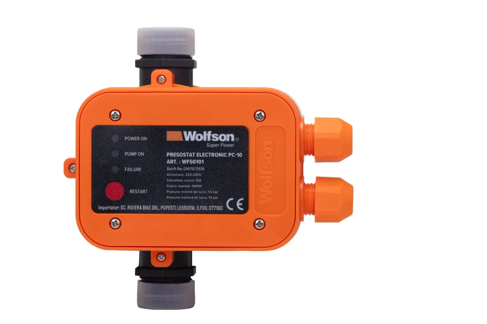 Presostat electronic Wolfson PC-10, 1100W, 1", 10 bar