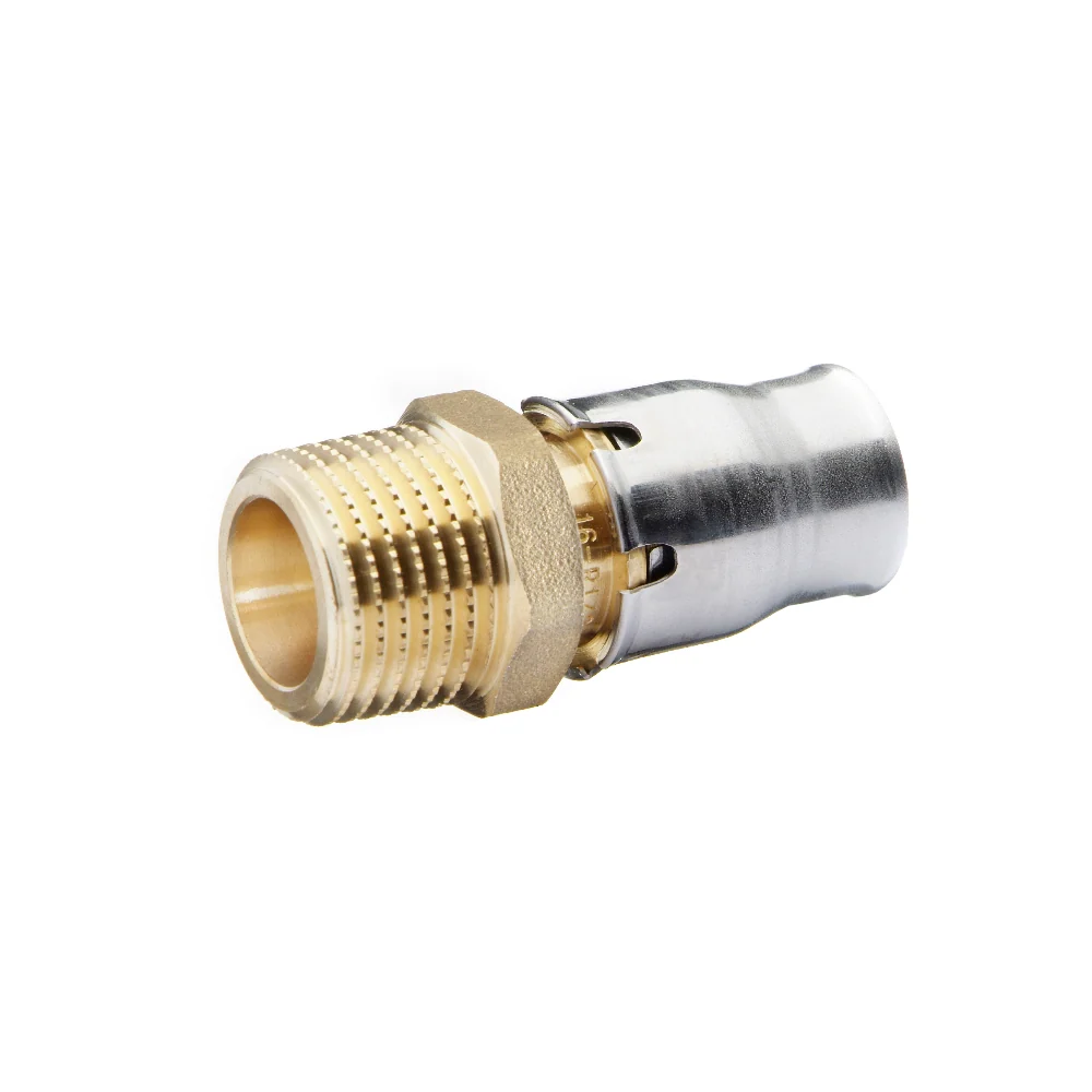 Racord prin impingere (Push-fit) cu filet exterior din alama 26 mm - 1“ FE, FRANKISCHE - ALPEX-PLUS