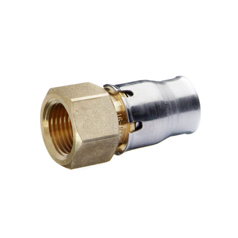 Racord prin impingere (Push-fit) cu filet interior din alama 26 mm - 3/4" FI, FRANKISCHE - ALPEX-PLUS