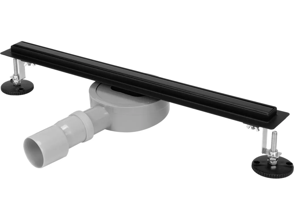 RIGOLĂ DUȘ ''SLIM BLACK'', 60 CM