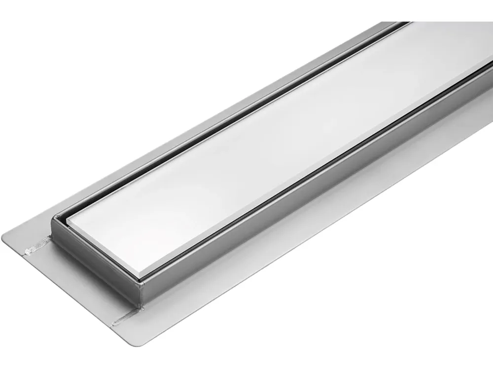 RIGOLĂ DUȘ, STICLĂ ALBĂ 80CM, WET&DRY