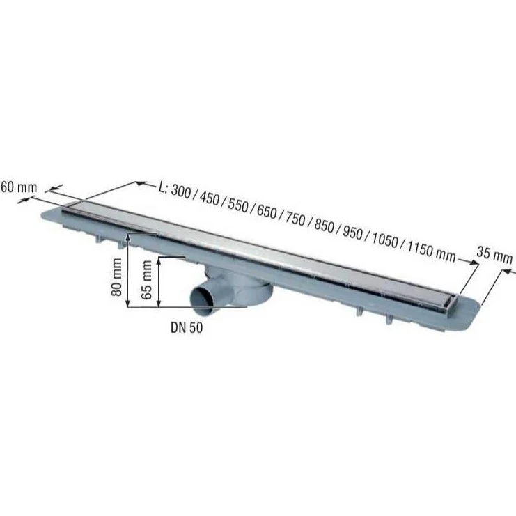 Rigola dus Kessel Linearis Compact completa 45 cm