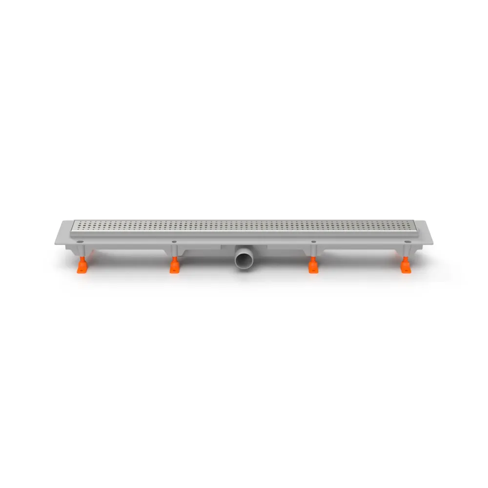 Rigola de interior MCH cu gratar de inox BASIC lucioasa, 650 mm