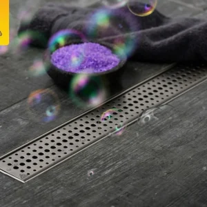 Rigola de interior MCH cu gratar de inox BASIC mata, 750 mm