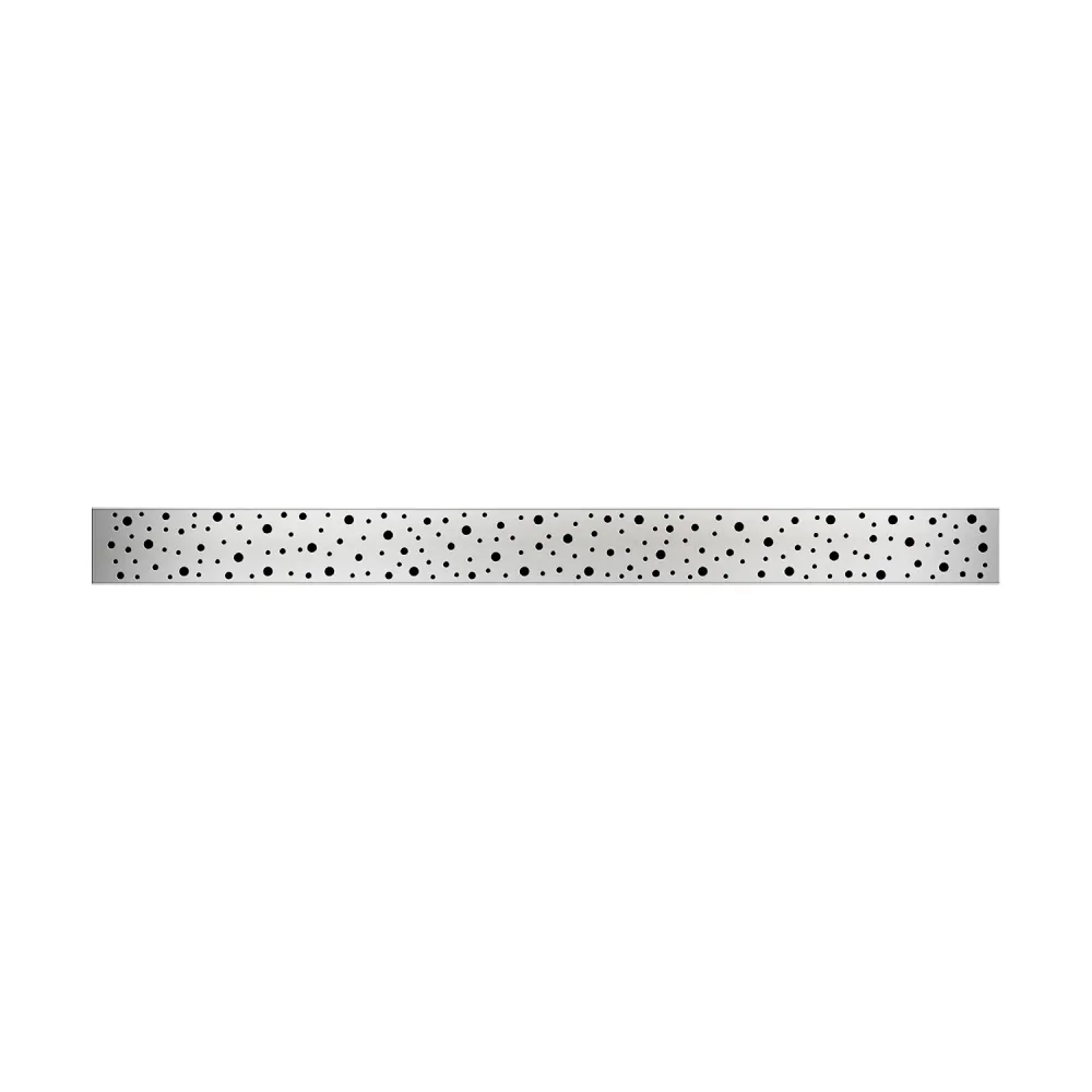 Rigola de interior MCH cu gratar de inox DROPS lucioasa, 550 mm