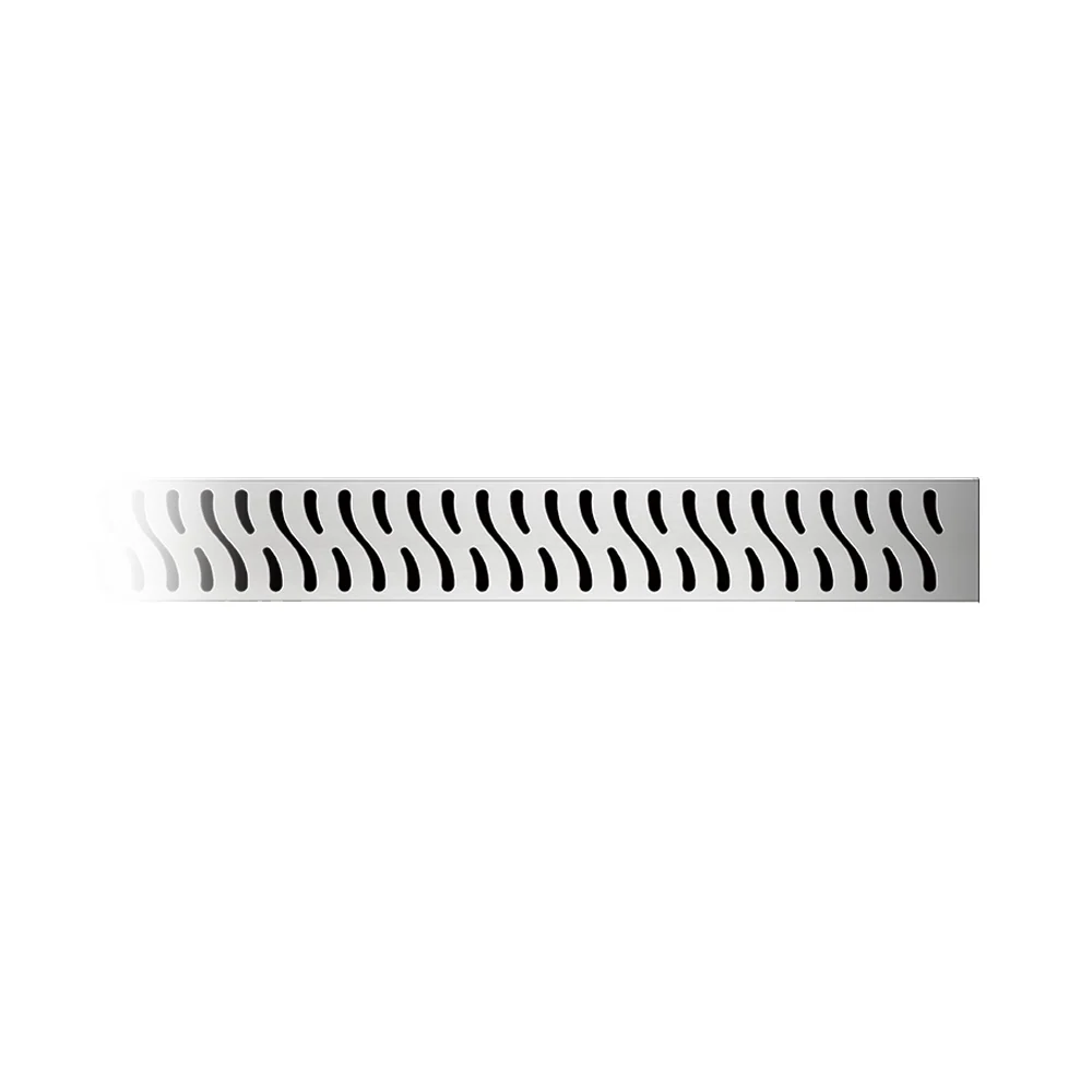Rigola de interior MCH cu gratar de inox HARMONY lucioasa, 750 mm