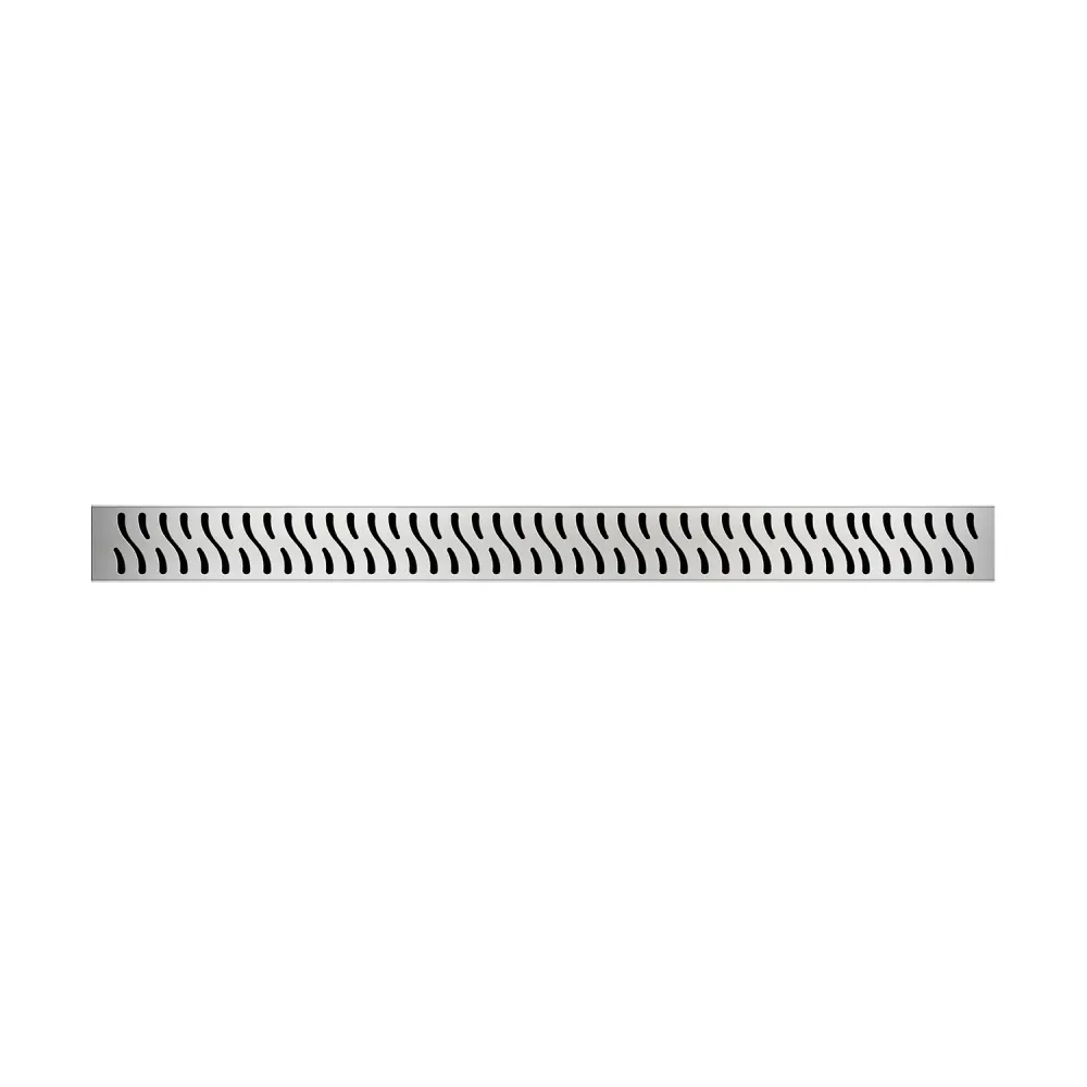 Rigola de interior MCH cu gratar de inox HARMONY lucioasa, 450 mm