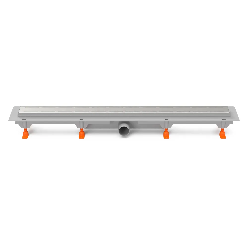 Rigola de interior MCH cu gratar de inox LINE lucioasa, 750 mm