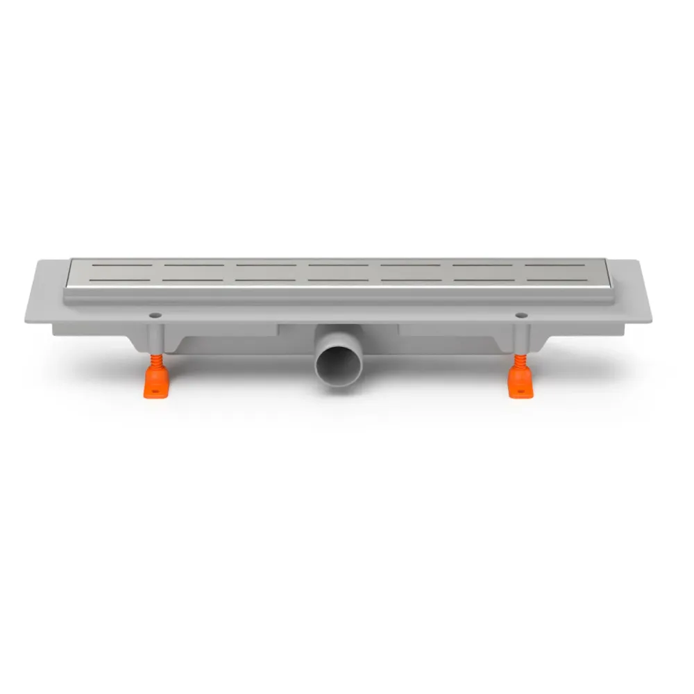 Rigola de interior MCH cu gratar de inox LINE lucioasa, 750 mm