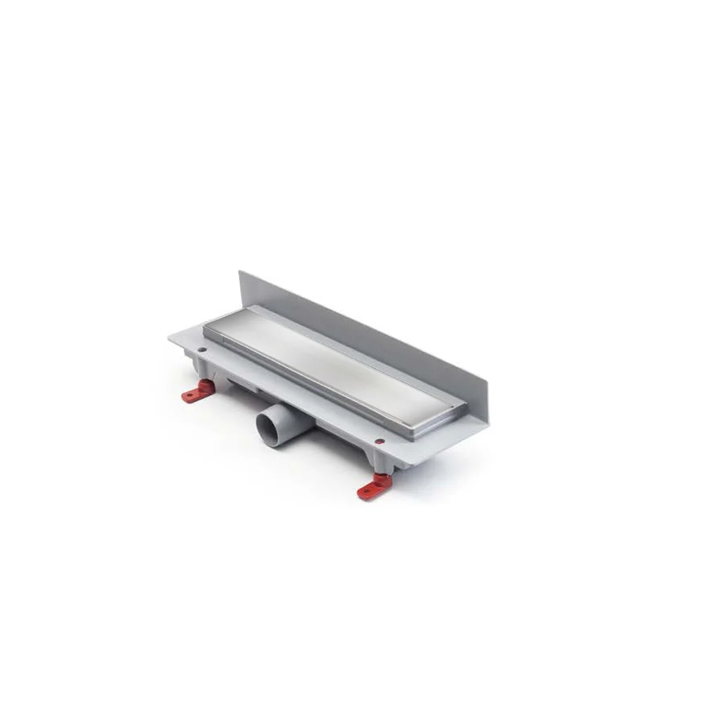 Rigola de interior montate la perete MCH cu gratar de inox KLASIK/FLOOR mata, 450 mm