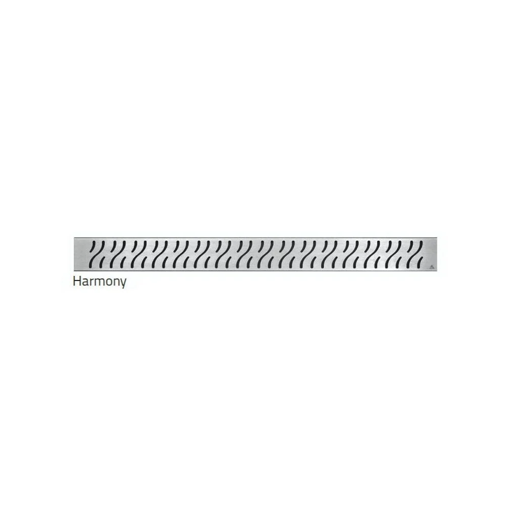 Rigola de interior montate la perete MCH cu gratar de inox HARMONY mata, 650 mm