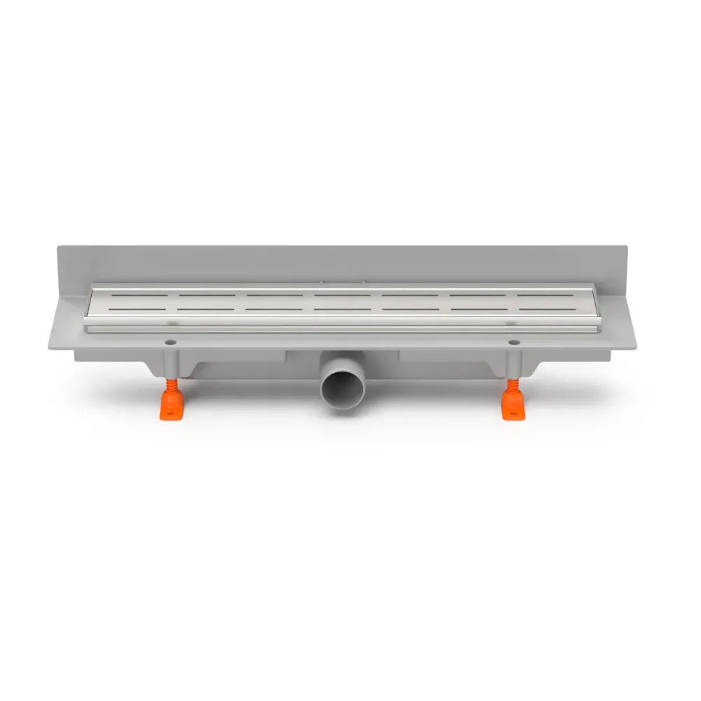 Rigola de interior montate la perete MCH cu gratar de inox LINE lucioasa, 350 mm