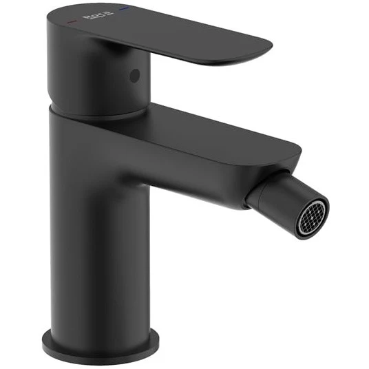 Roca Cala Baterie bideu monocomanda cu ventil, negru mat