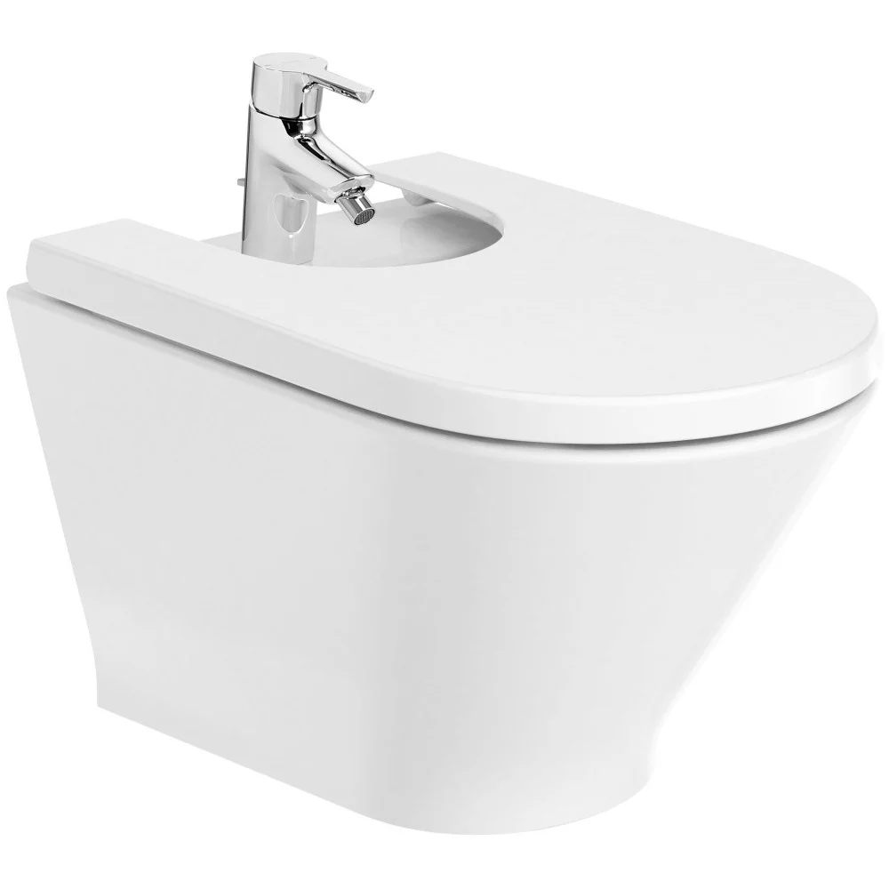 Roca Gap Round Bideu suspendat 36x54 cm, montaj ascuns