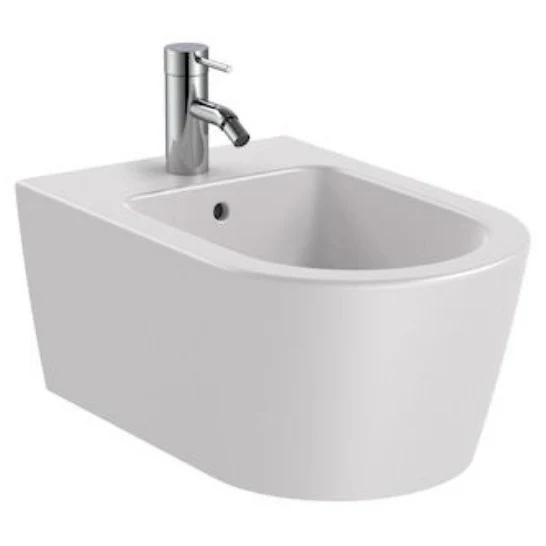 Roca Inspira Round Bideu suspendat, 37x56 cm, alb (pearl)