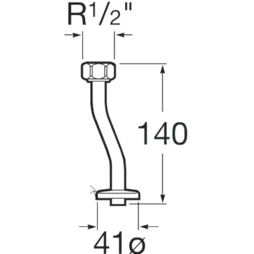 Roca Instant Racord pisoar G 1/2'
