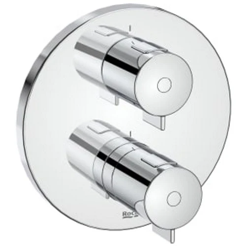 Roca Victoria T-500 Baterie dus cu termostat, montaj incastrat