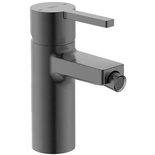 RocaNaia Baterie bideu monocomanda, negru mat (brushed black titanium)