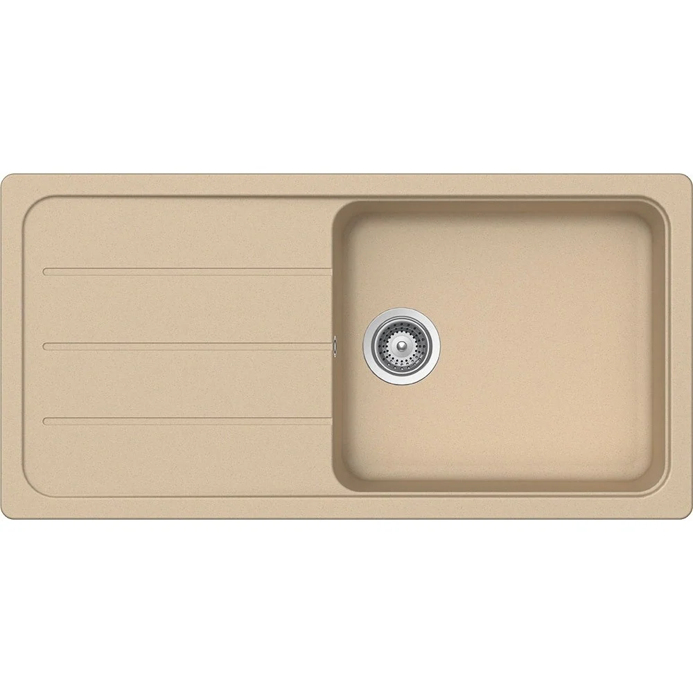 Schock Formhaus D-100L Chiuveta bucatarie granit Cristalite 100x50 cm, crem (moonstone)