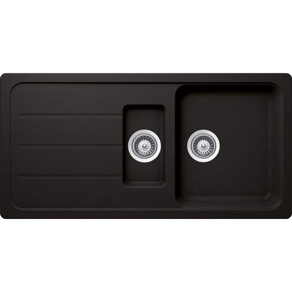 Schock Formhaus D-150L Chiuveta bucatarie granit Cristalite 100x50 cm, negru (nero)