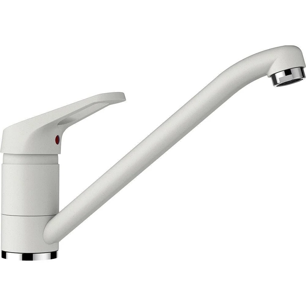 Schock Formhaus D-150L Set chiuveta bucatarie granit Cristalite 100x50 cm si baterie monocomanda Cosmo Alpina, alb