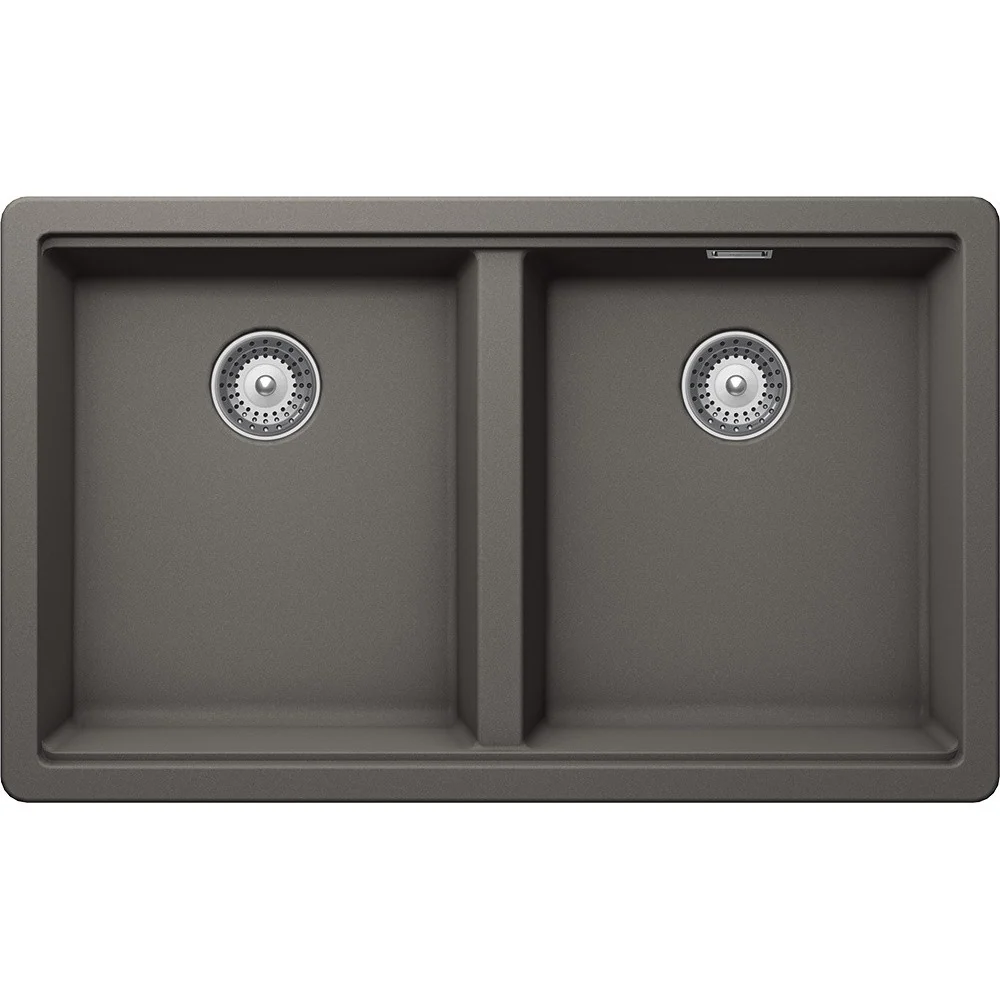 Schock Greenwich N-200 Chiuveta bucatarie granit Cristadur 75x45 cm, gri (silverstone)