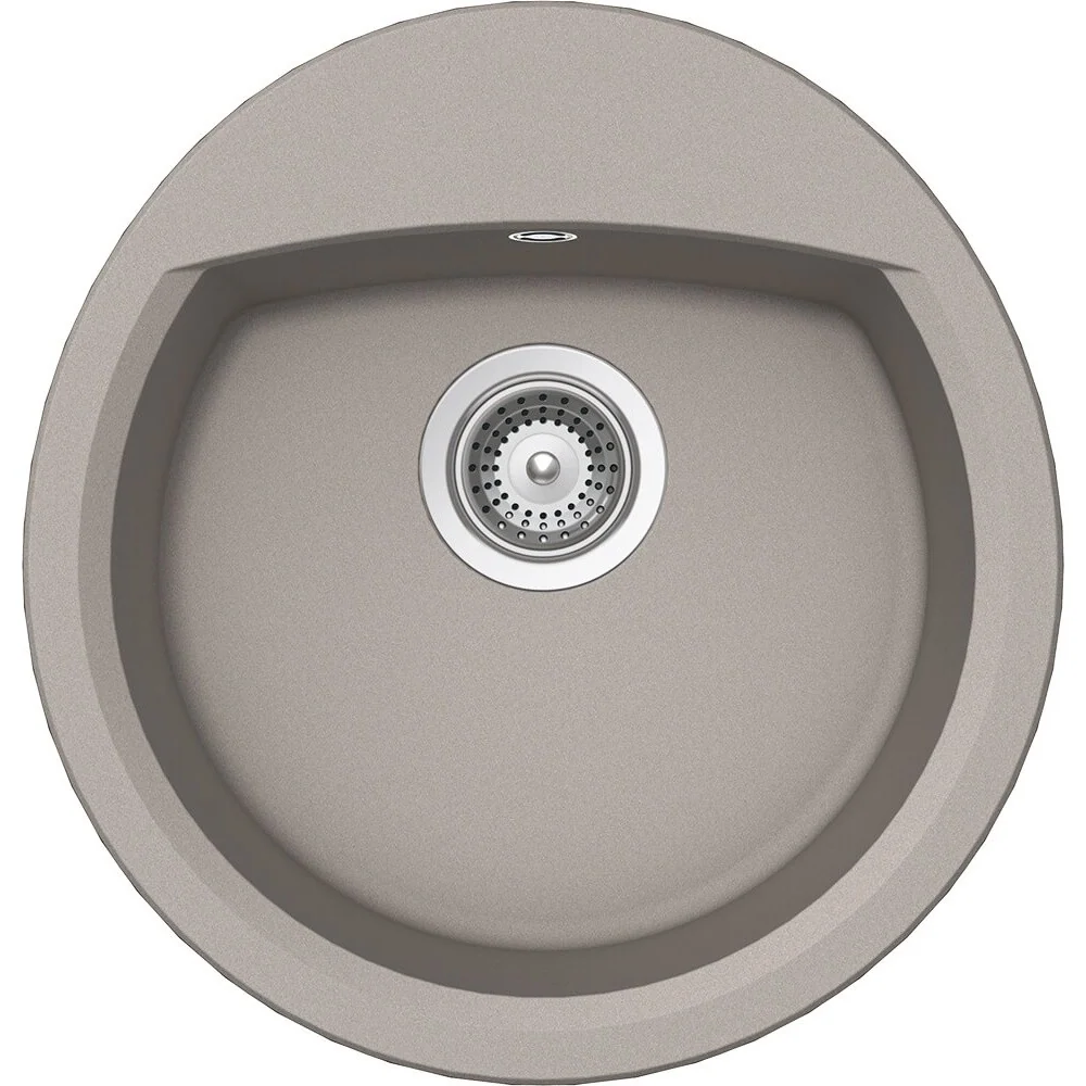 Schock Manhattan R-100 Chiuveta bucatarie granit Cristalite 47x49 cm, gri deschis (concrete)