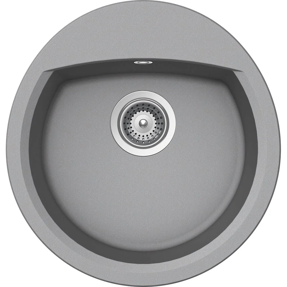 Schock Manhattan R-100 Chiuveta bucatarie granit Cristalite 47x49 cm, gri (croma)