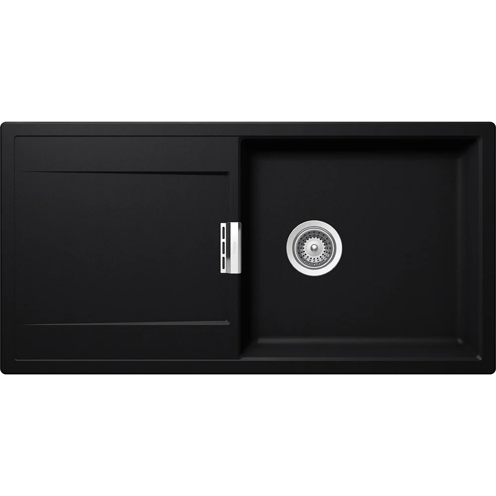 Schock Mono D-100L Chiuveta bucatarie granit Cristadur 100x51 cm, negru intens (puro)