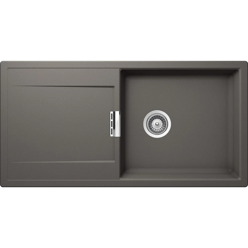 Schock Mono D-100L Chiuveta bucatarie granit Cristadur 100x51 cm, gri (silverstone)