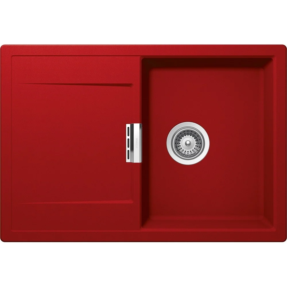 Schock Mono D-100S Chiuveta bucatarie granit Cristadur 74x51 cm, rosu (rouge)