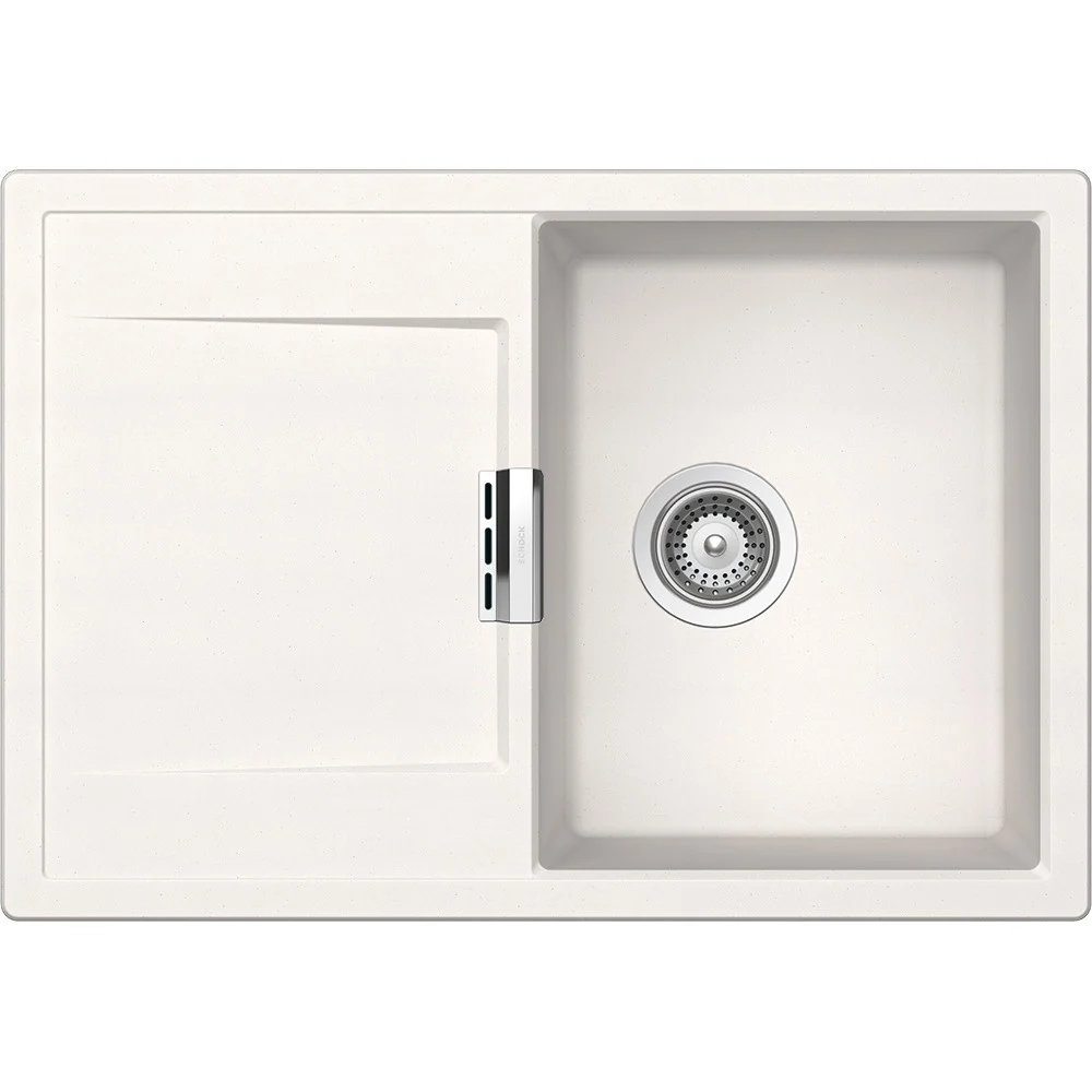 Schock Mono D-100S Chiuveta bucatarie granit Cristadur 74x51 cm, alb (polaris)