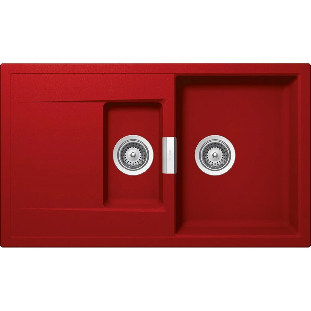 Schock Mono D-150 Chiuveta bucatarie granit Cristadur 86x51 cm, rosu (rouge)