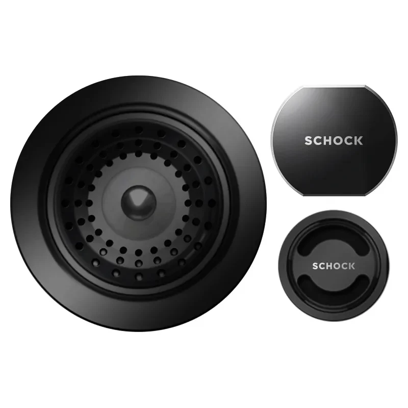 Schock Mono N100 Set accesorii chiuveta, negru intens (puro)
