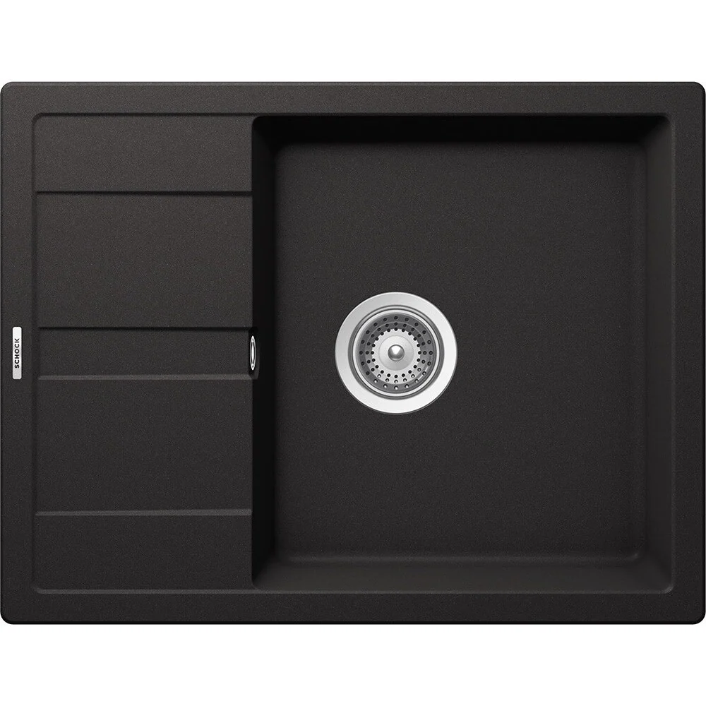 Schock Ronda D-100L Chiuveta bucatarie granit Cristalite 65x50 cm, negru (nero)