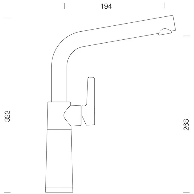 Schock SC-540 Baterie chiuveta bucatarie aspect granit Cristalite monocomanda, crom/crem (moonstone)