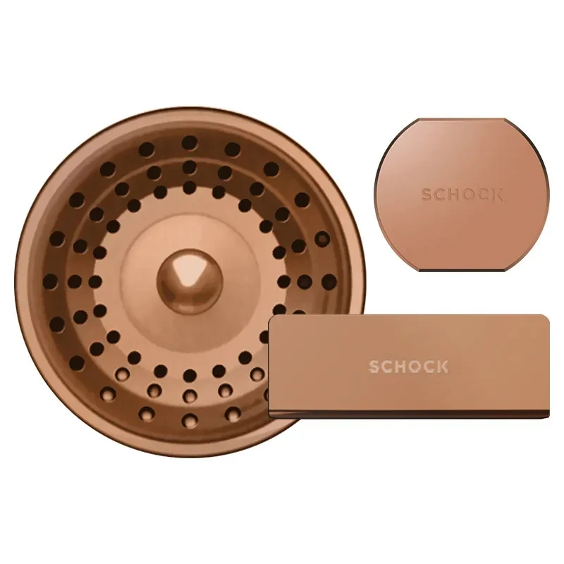 Schock Tia D100 Set accesorii chiuveta, cupru