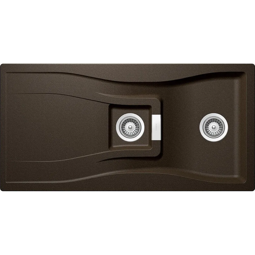 Schock Waterfall D-150 Chiuveta bucatarie granit Cristadur 100x50 cm, bronz (bronze)