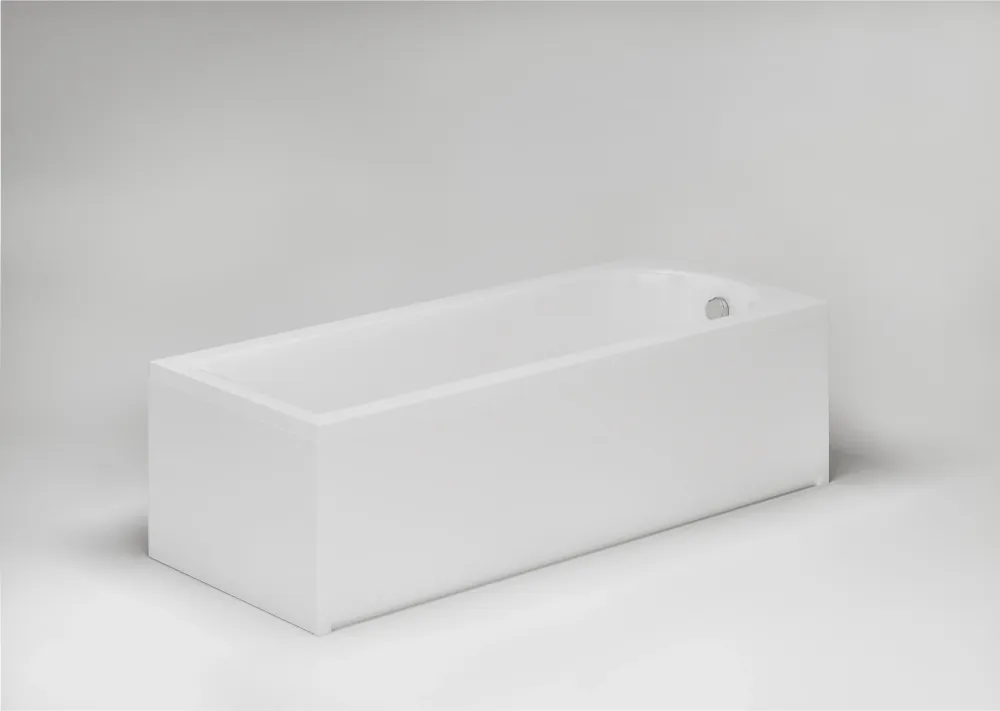 Set promo Cada baie dreptunghiulara Radaway Nea acril 170x70 cm, panou frontal si lateral, cu sifon inclus
