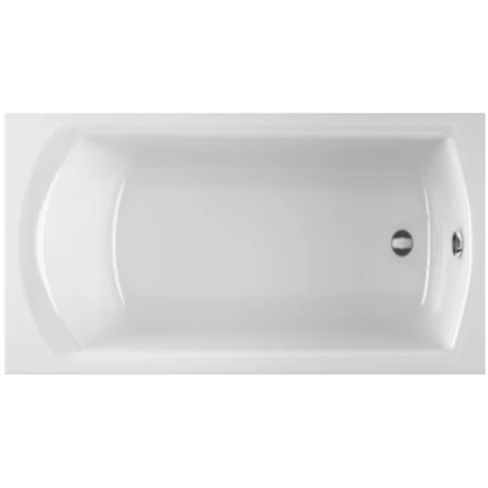 Set promo Cada baie dreptunghiulara Radaway Kea acril 160x75 cm, panou frontal si lateral, cu sifon inclus