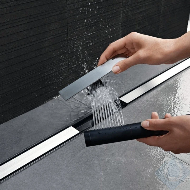 Set promo Rigola dus Geberit CleanLine 80 Set promo 90 cm completa, negru